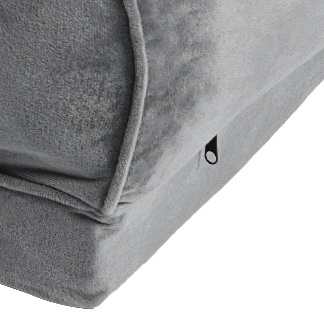 XXL Dog Bed Sofa Soft Warm Bedding - Grey - Rivercity House & Home Co. (ABN 18 642 972 209) - Affordable Modern Furniture Australia