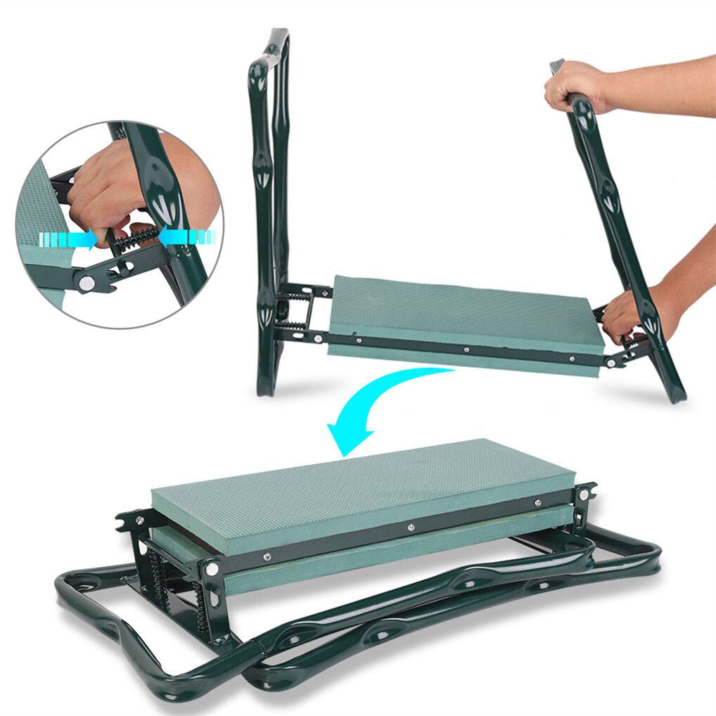 XXL Garden Kneeler Seat Stool with Pocket and 150kg Load Capacity - Health & Beauty > Health & Wellbeing > Supports & Braces - Rivercity House & Home Co. (ABN 18 642 972 209) - Affordable Modern Furniture Australia