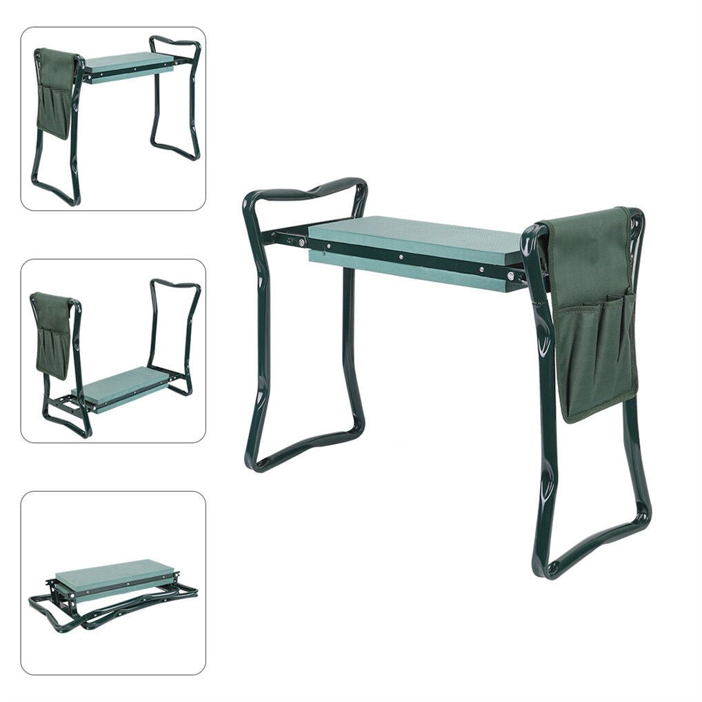XXL Garden Kneeler Seat Stool with Pocket and 150kg Load Capacity - Health & Beauty > Health & Wellbeing > Supports & Braces - Rivercity House & Home Co. (ABN 18 642 972 209) - Affordable Modern Furniture Australia