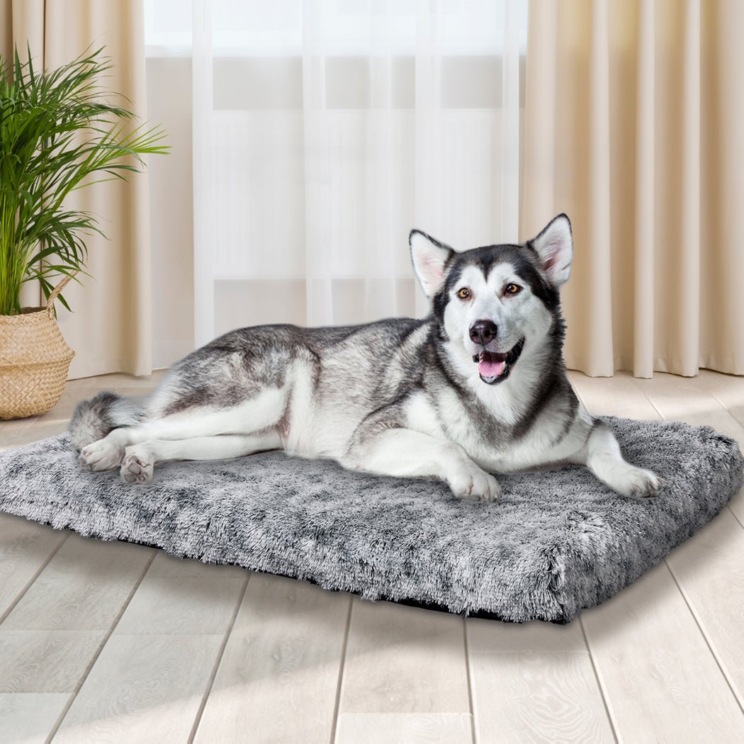 XXL Memory Foam Dog Calming Bed Mat - Charcoal - Rivercity House & Home Co. (ABN 18 642 972 209) - Affordable Modern Furniture Australia