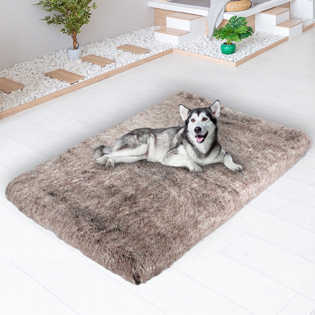 XXL Memory Foam Dog Calming Bed Mat - Coffee - Rivercity House & Home Co. (ABN 18 642 972 209) - Affordable Modern Furniture Australia