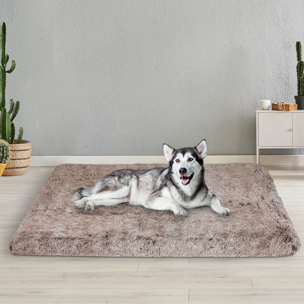 XXL Memory Foam Dog Calming Bed Mat - Coffee - Rivercity House & Home Co. (ABN 18 642 972 209) - Affordable Modern Furniture Australia