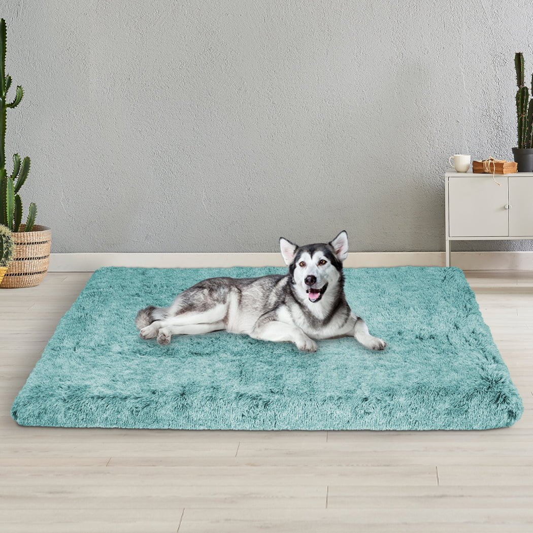 XXL Memory Foam Dog Calming Mat Bed - Green - Rivercity House & Home Co. (ABN 18 642 972 209) - Affordable Modern Furniture Australia