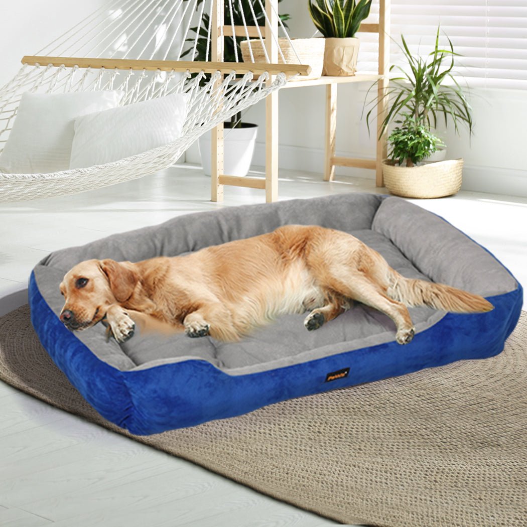 XXL Pet Bed Dog Mattress Waterproof Non - Slip - Navy - Rivercity House & Home Co. (ABN 18 642 972 209) - Affordable Modern Furniture Australia