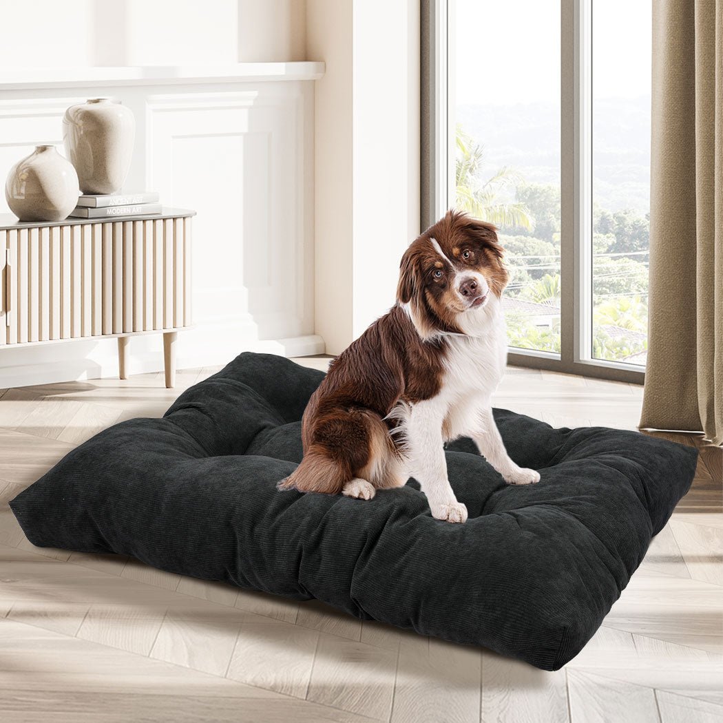 XXL Pet Calming Bed Cushion for Dog and Cat - Dark Grey - Rivercity House & Home Co. (ABN 18 642 972 209) - Affordable Modern Furniture Australia
