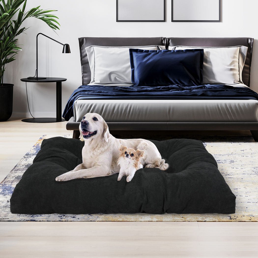 XXL Pet Calming Bed Cushion for Dog and Cat - Dark Grey - Rivercity House & Home Co. (ABN 18 642 972 209) - Affordable Modern Furniture Australia