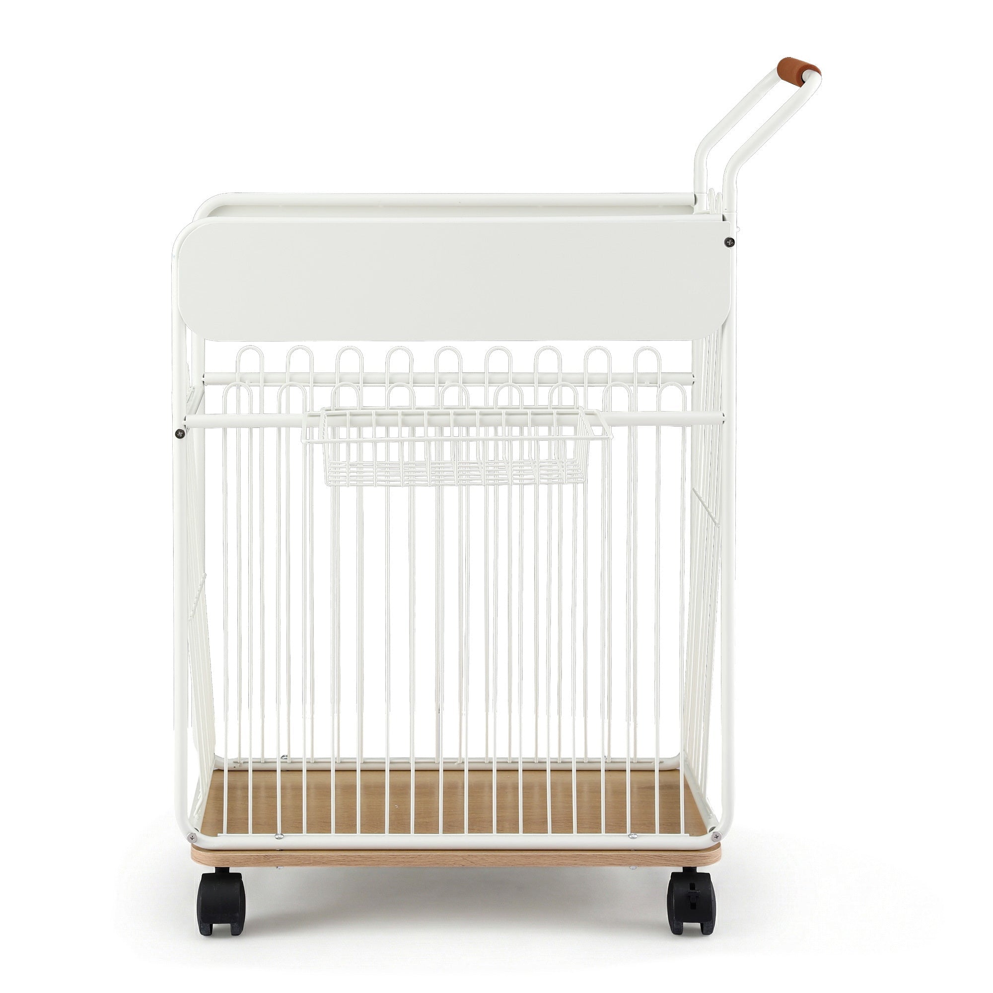 Yoga Mat Storage Rack Mobile Holder with Wheels Basket Home Gym Storage Organizer White - Sports & Fitness > Ball Sports > Basketball & Basketball Accessories - Rivercity House & Home Co. (ABN 18 642 972 209) - Affordable Modern Furniture Australia
