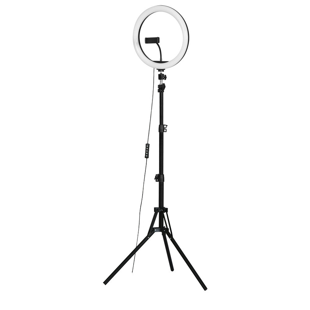 10" LED Ring Light 5500K Dimmable Diva Diffuser With Stand Make Up Studio - Audio & Video > Photography - Rivercity House & Home Co. (ABN 18 642 972 209) - Affordable Modern Furniture Australia