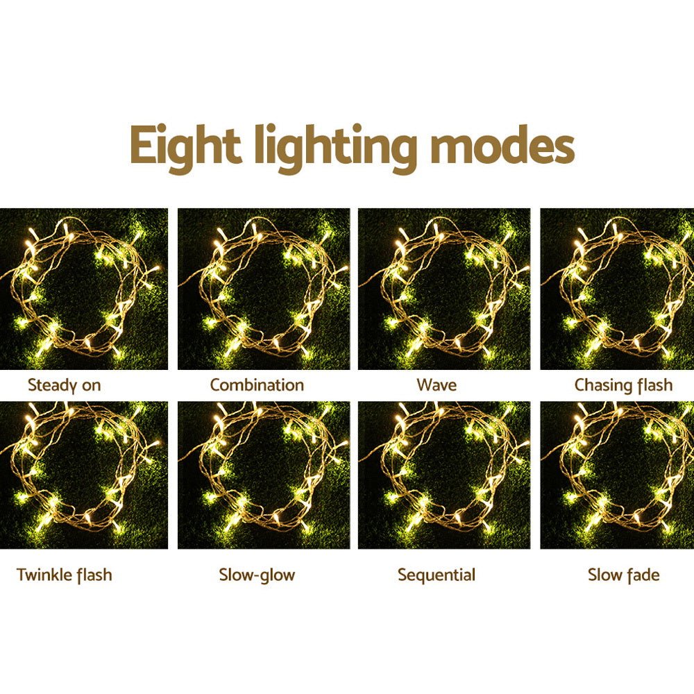 100M 500 LED Christmas String Lights Warm White - Rivercity House & Home Co. (ABN 18 642 972 209) - Affordable Modern Furniture Australia