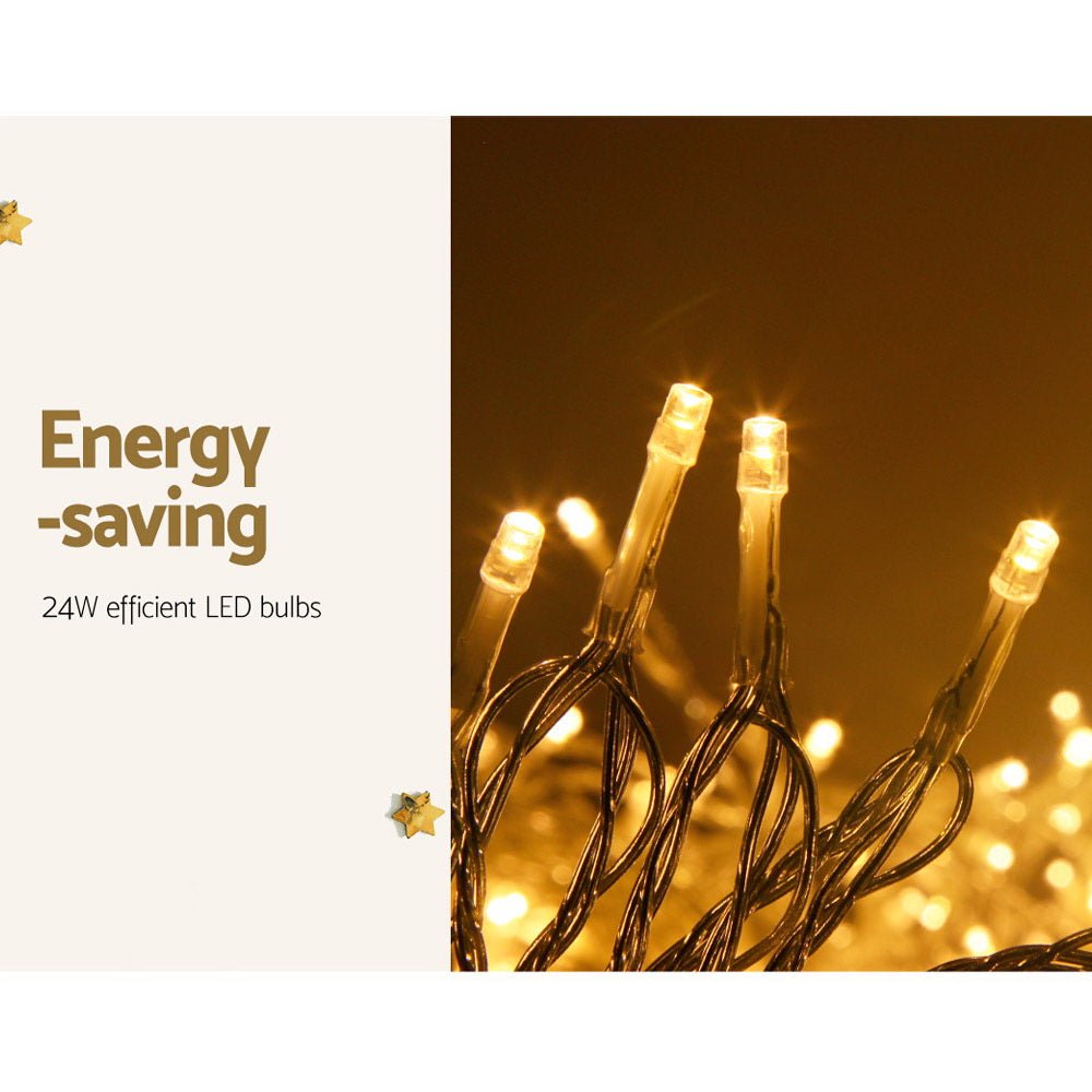 100M 500 LED Christmas String Lights Warm White - Rivercity House & Home Co. (ABN 18 642 972 209) - Affordable Modern Furniture Australia