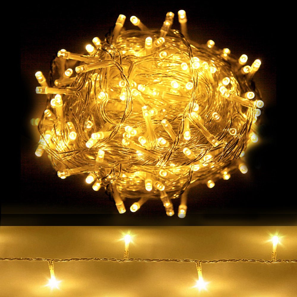 100M 500 LED Christmas String Lights Warm White - Rivercity House & Home Co. (ABN 18 642 972 209) - Affordable Modern Furniture Australia