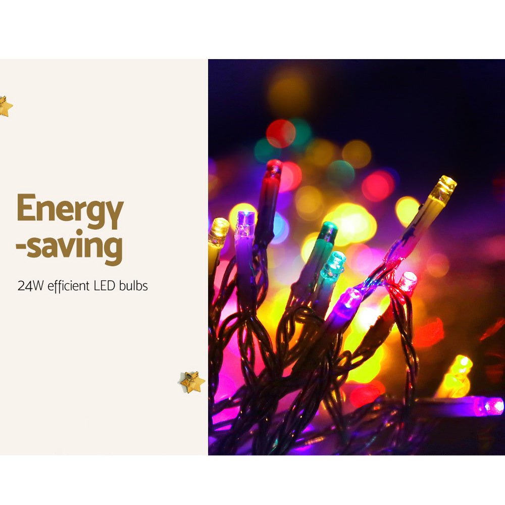 100M Christmas String Lights 500LED Multi Colour - Rivercity House & Home Co. (ABN 18 642 972 209) - Affordable Modern Furniture Australia