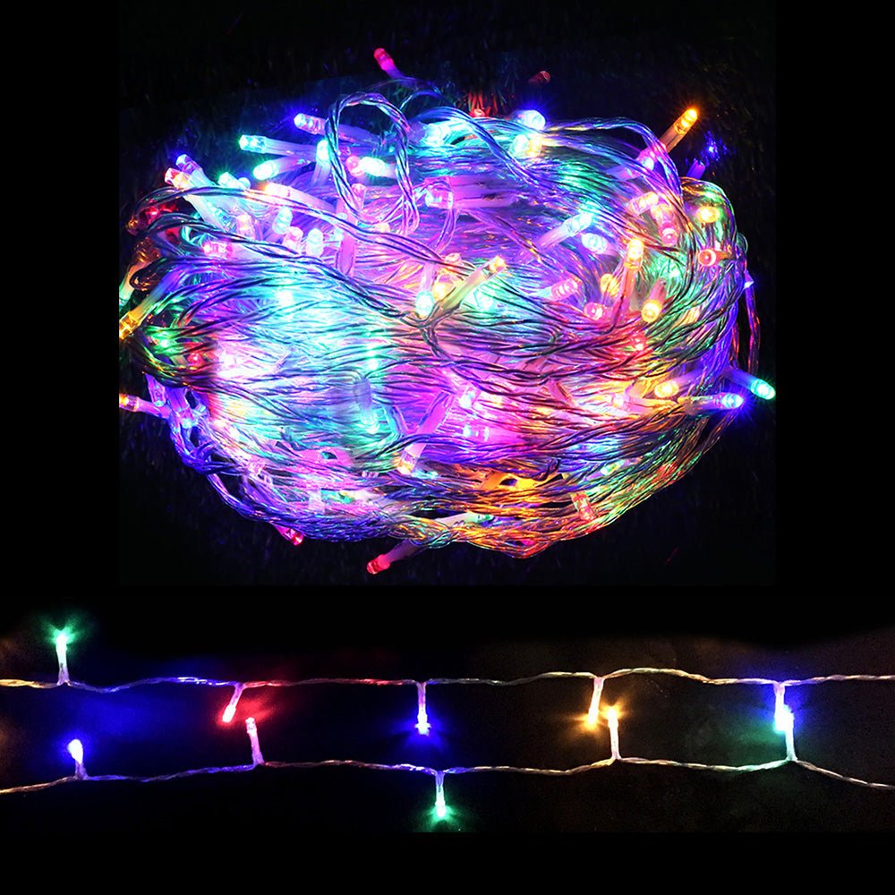 100M Christmas String Lights 500LED Multi Colour - Rivercity House & Home Co. (ABN 18 642 972 209) - Affordable Modern Furniture Australia