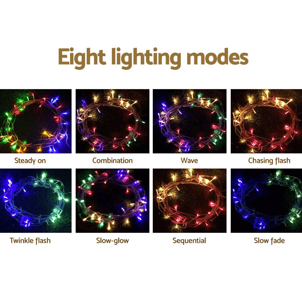 100M Christmas String Lights 500LED Multi Colour - Rivercity House & Home Co. (ABN 18 642 972 209) - Affordable Modern Furniture Australia