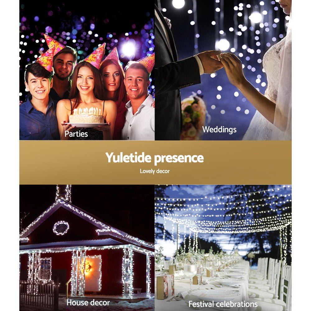 100M Christmas String Lights 500LED Party Wedding Outdoor Garden - Rivercity House & Home Co. (ABN 18 642 972 209) - Affordable Modern Furniture Australia