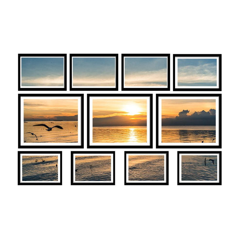 11 PCS Photo Frame Wall Set Collage Picture Frames Home Decor Present Gift Black - Rivercity House & Home Co. (ABN 18 642 972 209) - Affordable Modern Furniture Australia