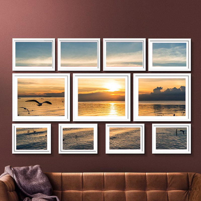 11 PCS Photo Frame Wall Set Collage Picture Frames Home Decor Present Gift White - Rivercity House & Home Co. (ABN 18 642 972 209) - Affordable Modern Furniture Australia