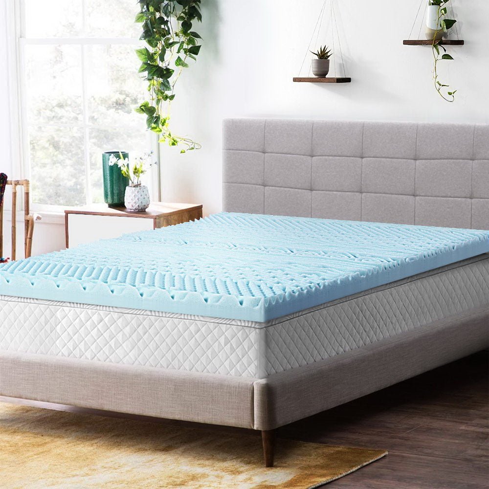 11-zone Memory Foam Mattress Topper 8cm - Queen - Rivercity House & Home Co. (ABN 18 642 972 209) - Affordable Modern Furniture Australia