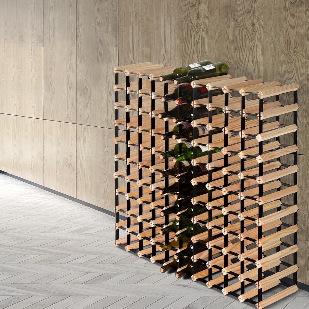 110 Bottle Timber Wine Rack - Rivercity House & Home Co. (ABN 18 642 972 209) - Affordable Modern Furniture Australia
