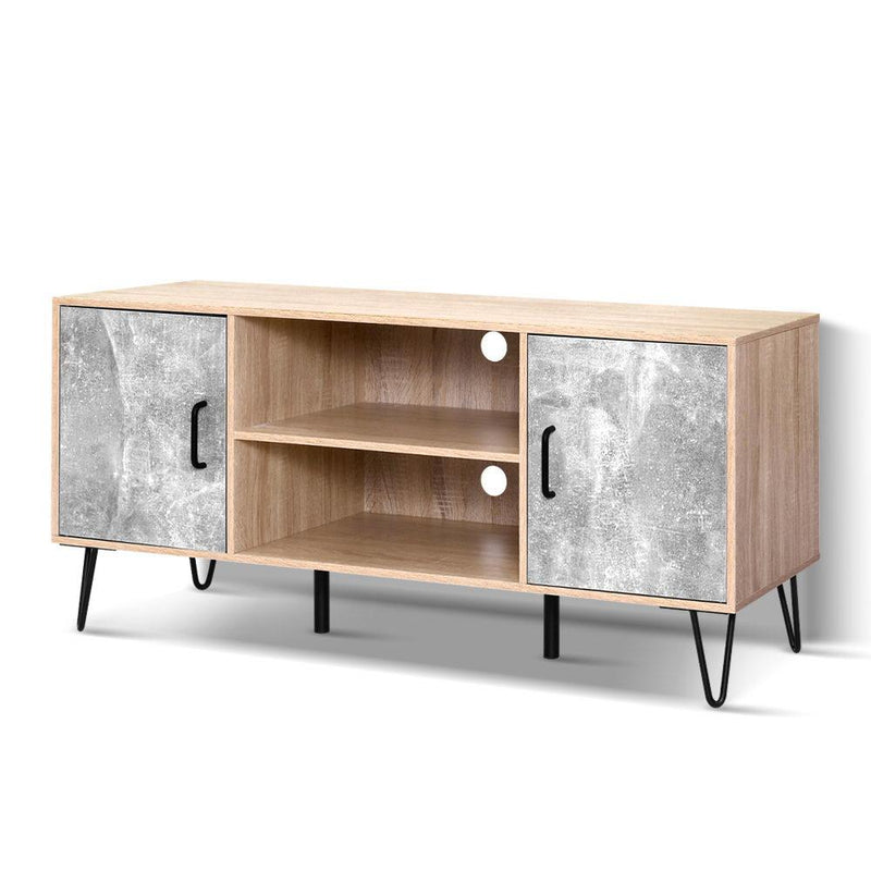 120CM Industrial Wooden TV Cabinet - Furniture - Rivercity House & Home Co. (ABN 18 642 972 209) - Affordable Modern Furniture Australia