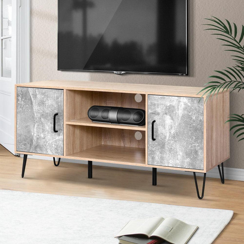 120CM Industrial Wooden TV Cabinet - Furniture - Rivercity House & Home Co. (ABN 18 642 972 209) - Affordable Modern Furniture Australia