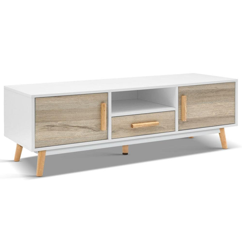120CM Scandinavian-inspired Wooden Entertainment Unit - Rivercity House & Home Co. (ABN 18 642 972 209) - Affordable Modern Furniture Australia