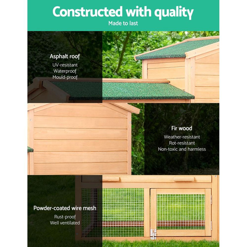 138cm Wide Wooden Pet Coop - Pet Care - Rivercity House And Home Co.
