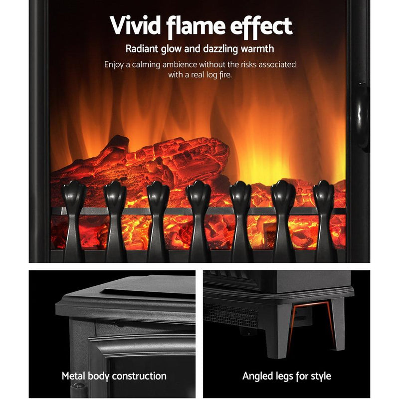 1800W Flame Effect Electric Fireplace - Appliances - Rivercity House And Home Co.