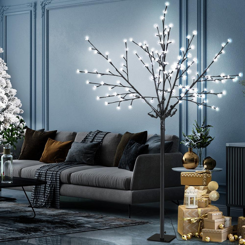 1.8M LED Christmas Tree Blossom Twig Optic Fiber Cold White - Occasions > Christmas - Rivercity House & Home Co. (ABN 18 642 972 209) - Affordable Modern Furniture Australia