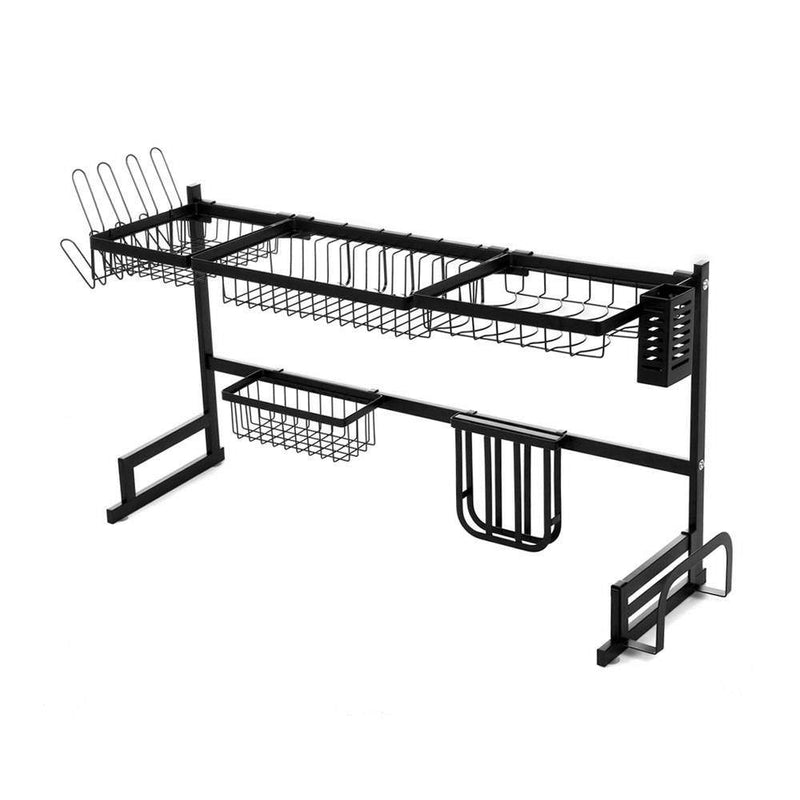 2-Tier Stainless Steel Kitchen Shelf Organizer - Home & Garden - Rivercity House And Home Co.