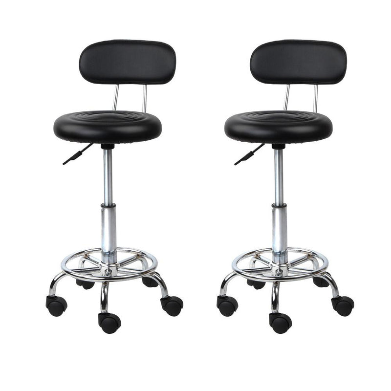 2 x Salon Styles High Stools - Furniture - Rivercity House And Home Co.