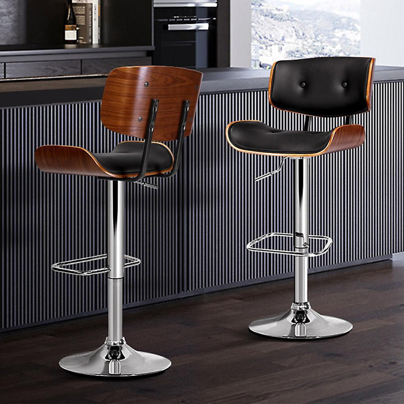 2 x Wooden Bar Stools - Furniture > Bar Stools & Chairs - Rivercity House And Home Co.