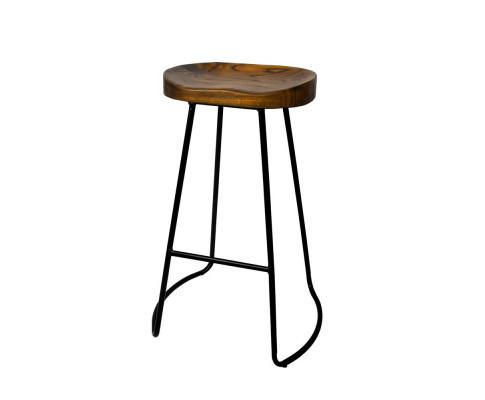 2 x Wooden Barstools - Rivercity House & Home Co. (ABN 18 642 972 209) - Affordable Modern Furniture Australia