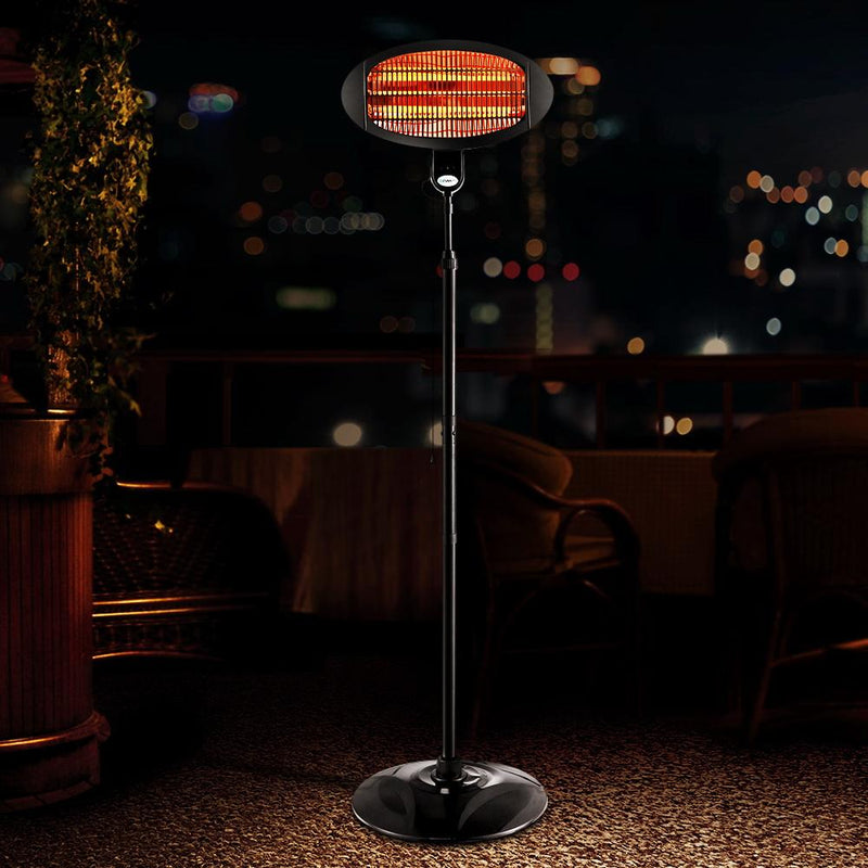 2000w Electric Portable Patio Strip Heater - Rivercity House & Home Co. (ABN 18 642 972 209) - Affordable Modern Furniture Australia