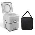 20L Portable Outdoor Camping Toilet with Carry Bag- Grey