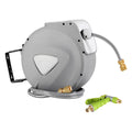 20M Retractable Water Hose Reel Garden Storage AutoRewind Spray Gun
