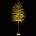 2.1M LED Christmas Branch Tree 480 LED Xmas Warm White Optic Fiber