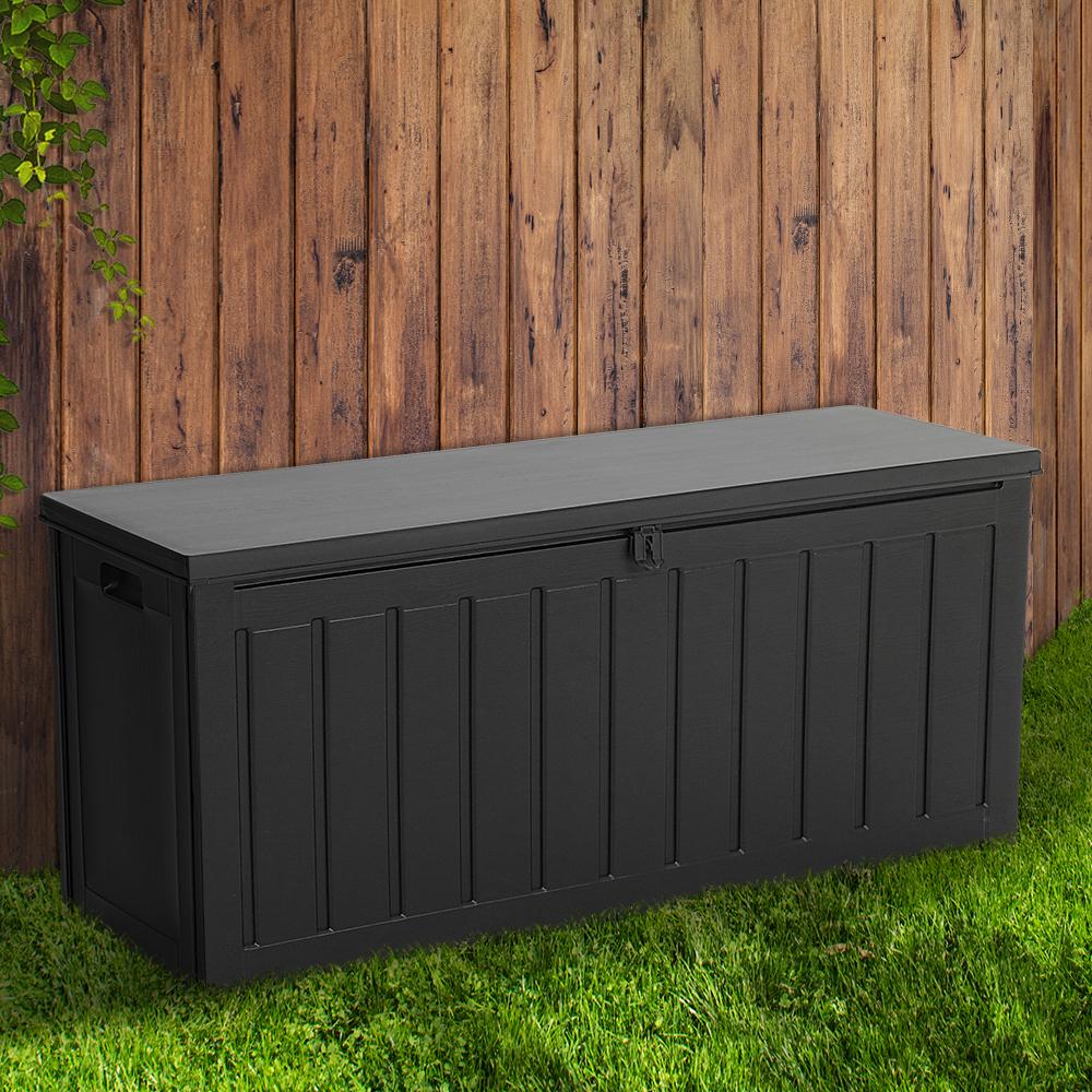 Outdoor Storage Box Storage Bench Seat Bunnings 200L Gardeon