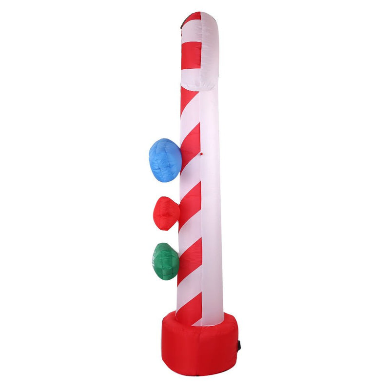 2.4M Christmas Inflatable Santa Guide Candy Pole Xmas Decor LED - Occasions - Rivercity House & Home Co. (ABN 18 642 972 209) - Affordable Modern Furniture Australia