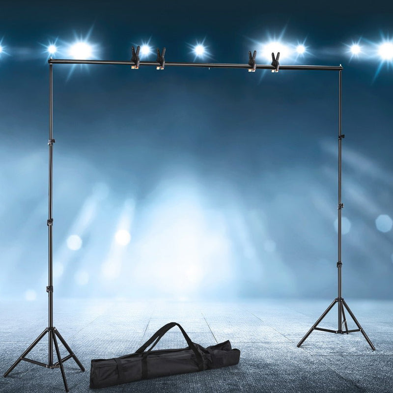 2.5X3M Photography Backdrop Stand Kit Studio Screen Photo Background Support Set - Audio & Video > Photography - Rivercity House & Home Co. (ABN 18 642 972 209) - Affordable Modern Furniture Australia