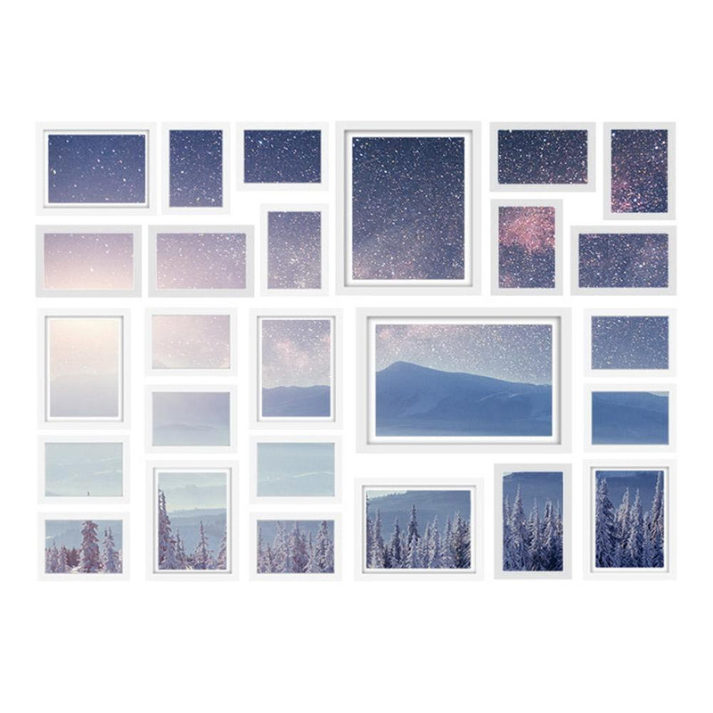 26 PCS Picture Photo Frame Wall Set Home Decor Present Gift White - Rivercity House & Home Co. (ABN 18 642 972 209) - Affordable Modern Furniture Australia