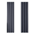 2X Blockout Curtains Blackout Window Curtain Eyelet 140x230cm Charcoal