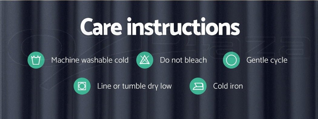 2X Blockout Curtains Blackout Window Curtain Eyelet 180x213cm Charcoal - Home & Garden > Curtains - Rivercity House & Home Co. (ABN 18 642 972 209) - Affordable Modern Furniture Australia