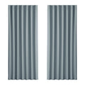 2X Blockout Curtains Blackout Window Curtain Eyelet 240x230cm Grey