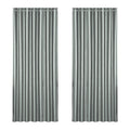 2X Blockout Curtains Blackout Window Curtain Eyelet 240x230cm Grey
