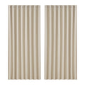 2X Blockout Curtains Blackout Window Curtain Eyelet 300x230cm Beige