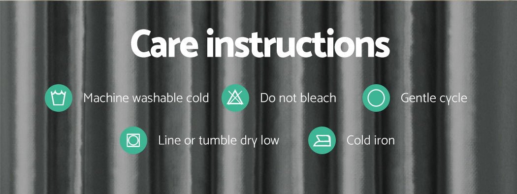 2X Blockout Curtains Blackout Window Curtain Eyelet 300x230cm Grey - Home & Garden > Curtains - Rivercity House & Home Co. (ABN 18 642 972 209) - Affordable Modern Furniture Australia