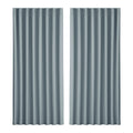 2X Blockout Curtains Blackout Window Curtain Eyelet 300x230cm Grey
