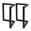 Set of 2 Coffee Dining Table Legs 71x70CM Steel Industrial Vintage Bench Metal