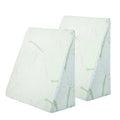 2X Memory Foam Wedge Pillows Neck Back Support with Cover Waterproof Bamboo